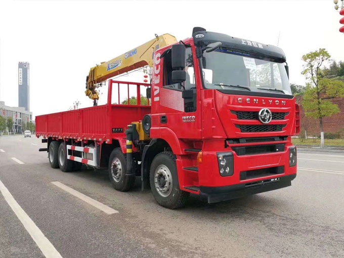 徐工吊機16噸紅巖前四后八隨車吊