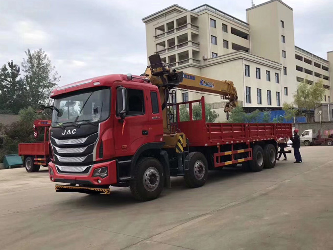 徐工吊機14噸江淮格爾發隨車吊