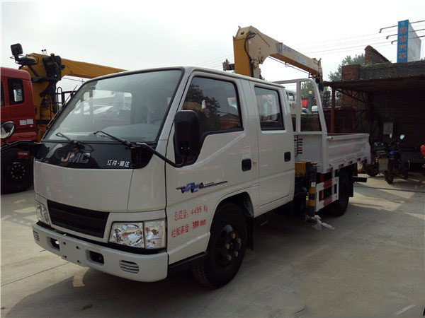 徐工2噸雙排江鈴隨車吊（江鈴2噸隨車起重運輸車）