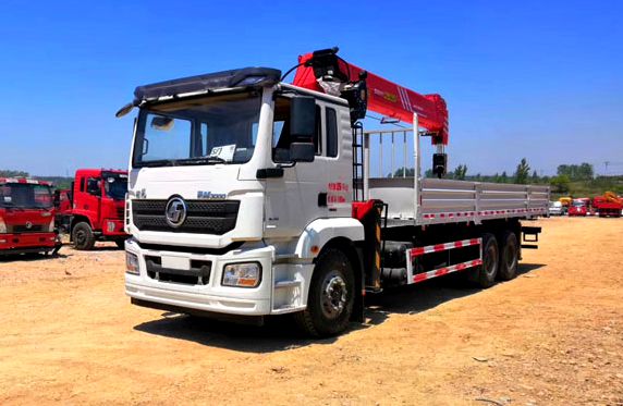 陜汽德龍新M3000后八輪三一12噸吊機12噸隨車吊