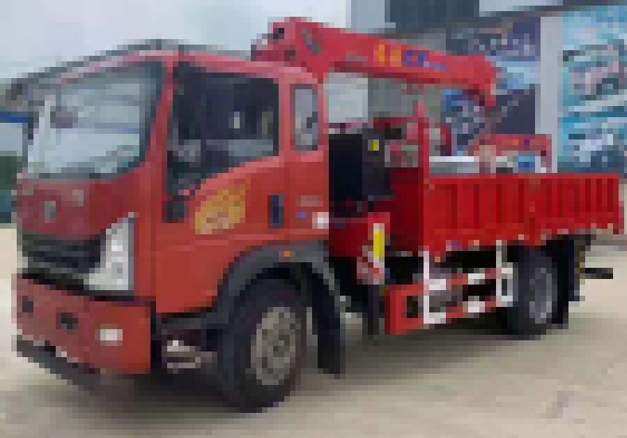 重汽豪曼藍(lán)牌5噸隨車吊多少錢(qián)