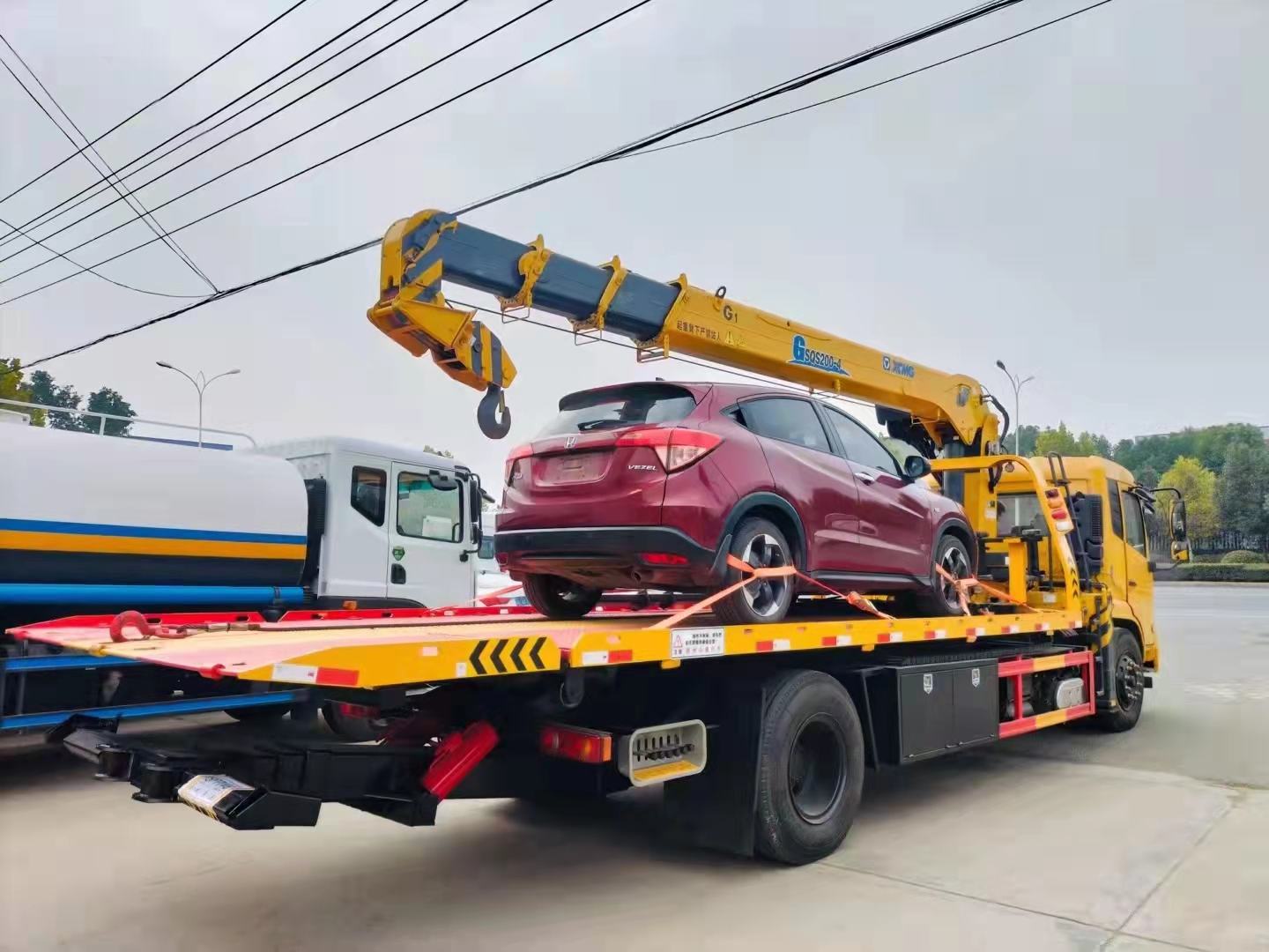 東風(fēng)天錦清障隨車吊 徐工8噸吊機(jī)